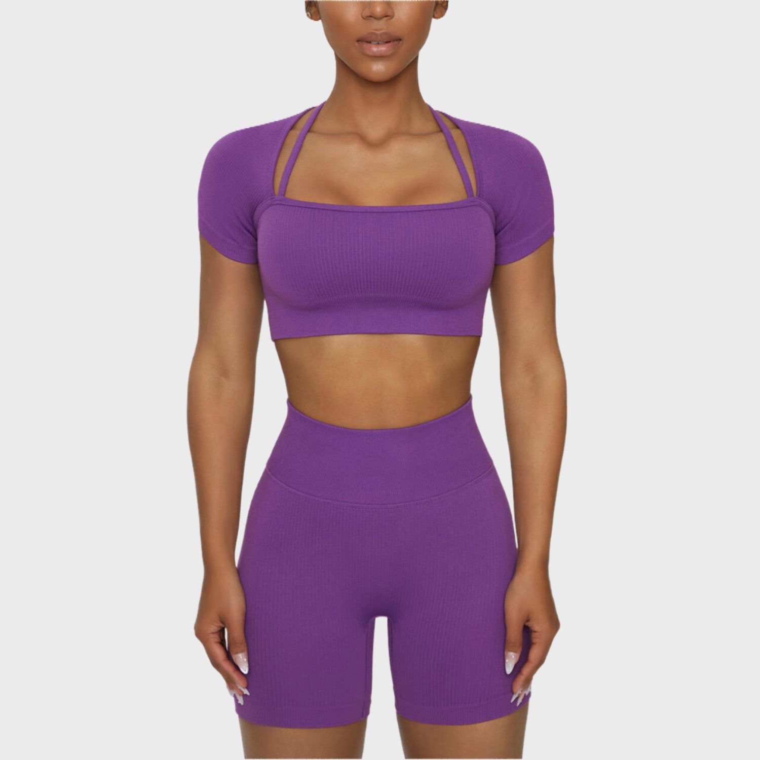 Women Ribbed Gym Clothing