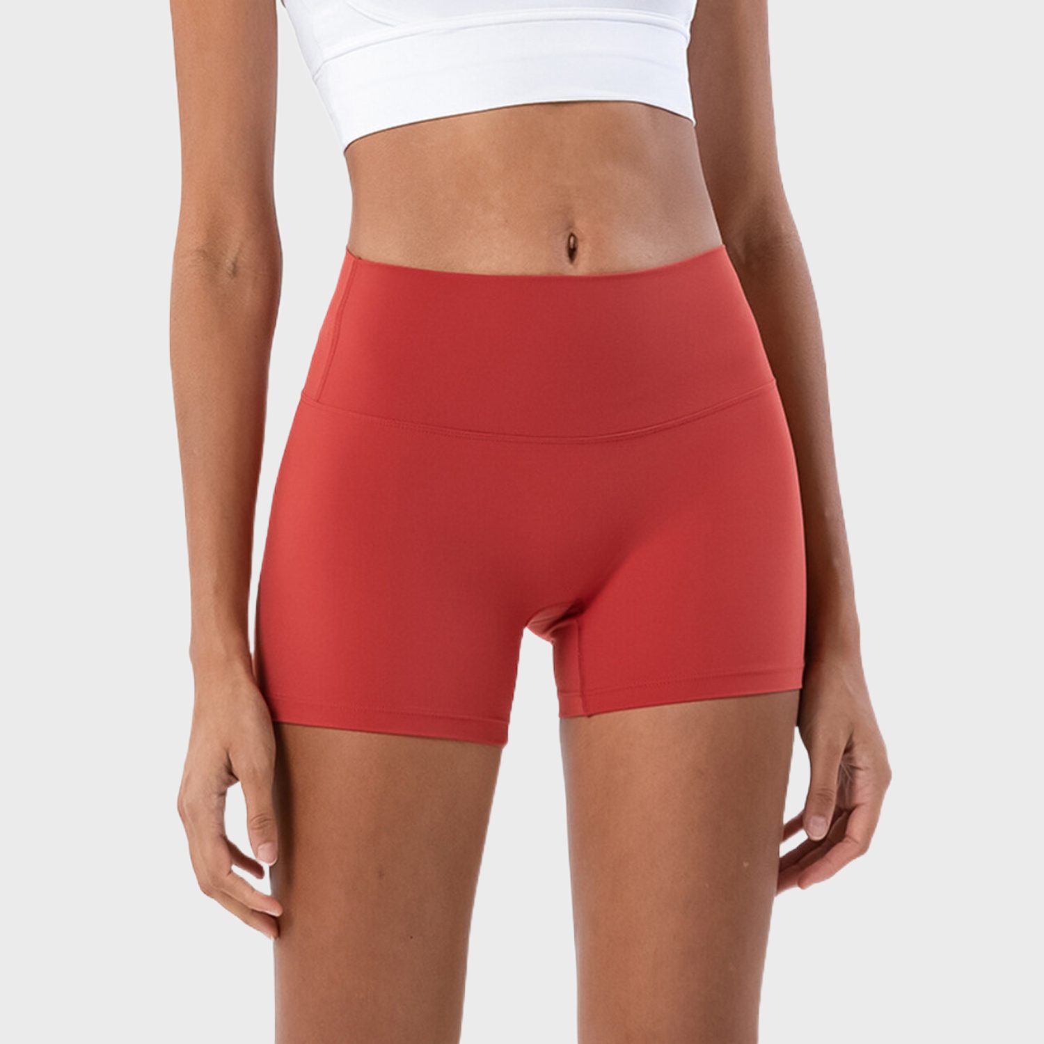 High Waist Yoga Shorts For Women