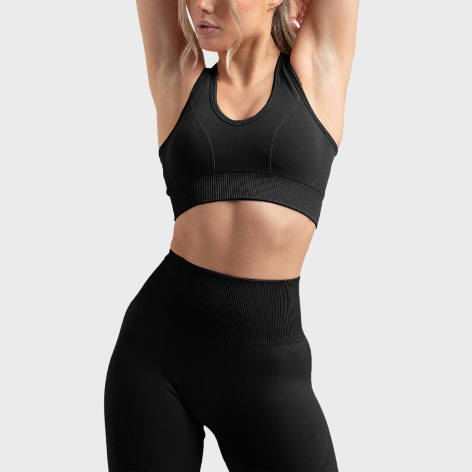 Women Seamless Yoga Outfits 2 Piece Set